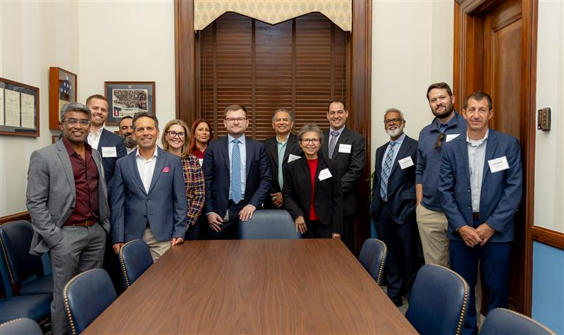 Health AI Summit participants gathered after a leadership meeting